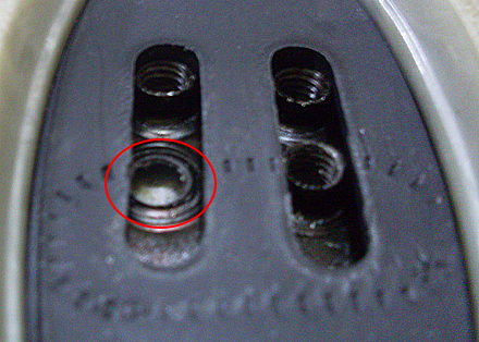 Broken cleat nut