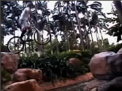 image of a waterfall jump